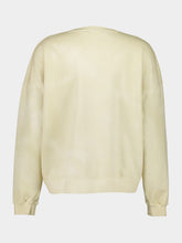 Palm Angels Beige Crystal Pin-Up Cotton Sweatshirt