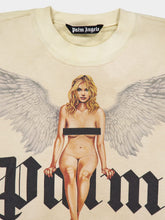 Palm Angels Beige Crystal Pin-Up Cotton Sweatshirt