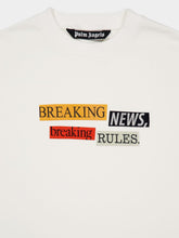 Palm Angels White PA x LA Times Quote Sweatshirt