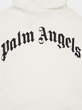 Palm Angels Off-White Loose Fit Hooded Sweatshirt