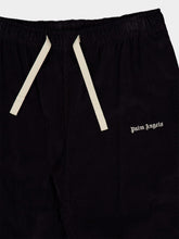 Palm Angels Black Travel Classic Logo Cord Pants