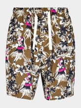 Palm Angels Hula Cargo Graphic-Print Shorts