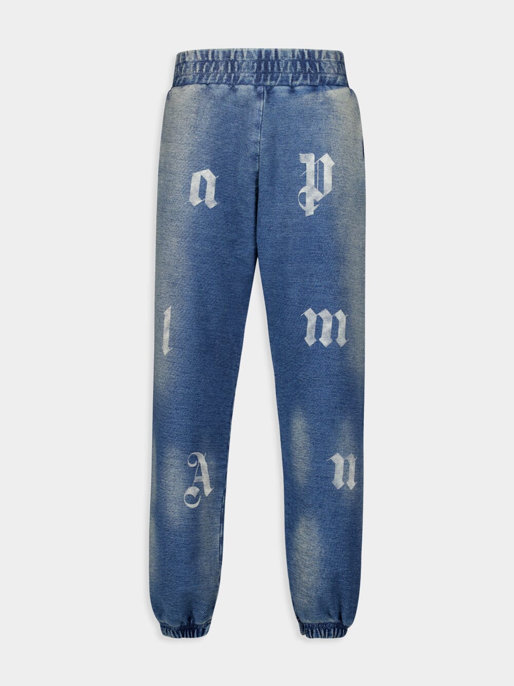 Blue Logo Washed Sweatpants