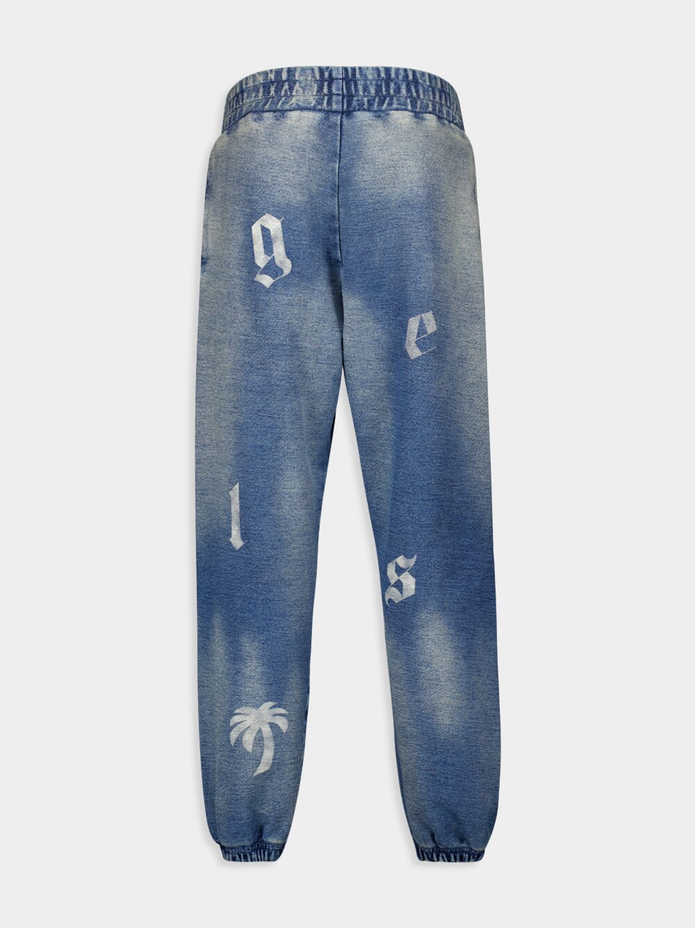 Blue Logo Washed Sweatpants