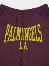 Palm Angels Plum College Graphic Sweatshorts