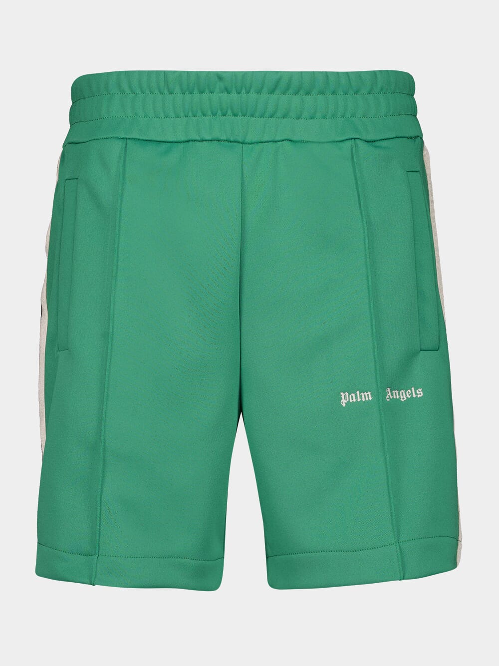 Forest Green Track Shorts with Logo