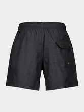 Palm Angels Black Logo-Print Swim Shorts