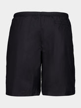 Palm Angels Black Curved Logo Swim Shorts