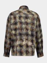 Palm Angels Curved Logo Check Shirt