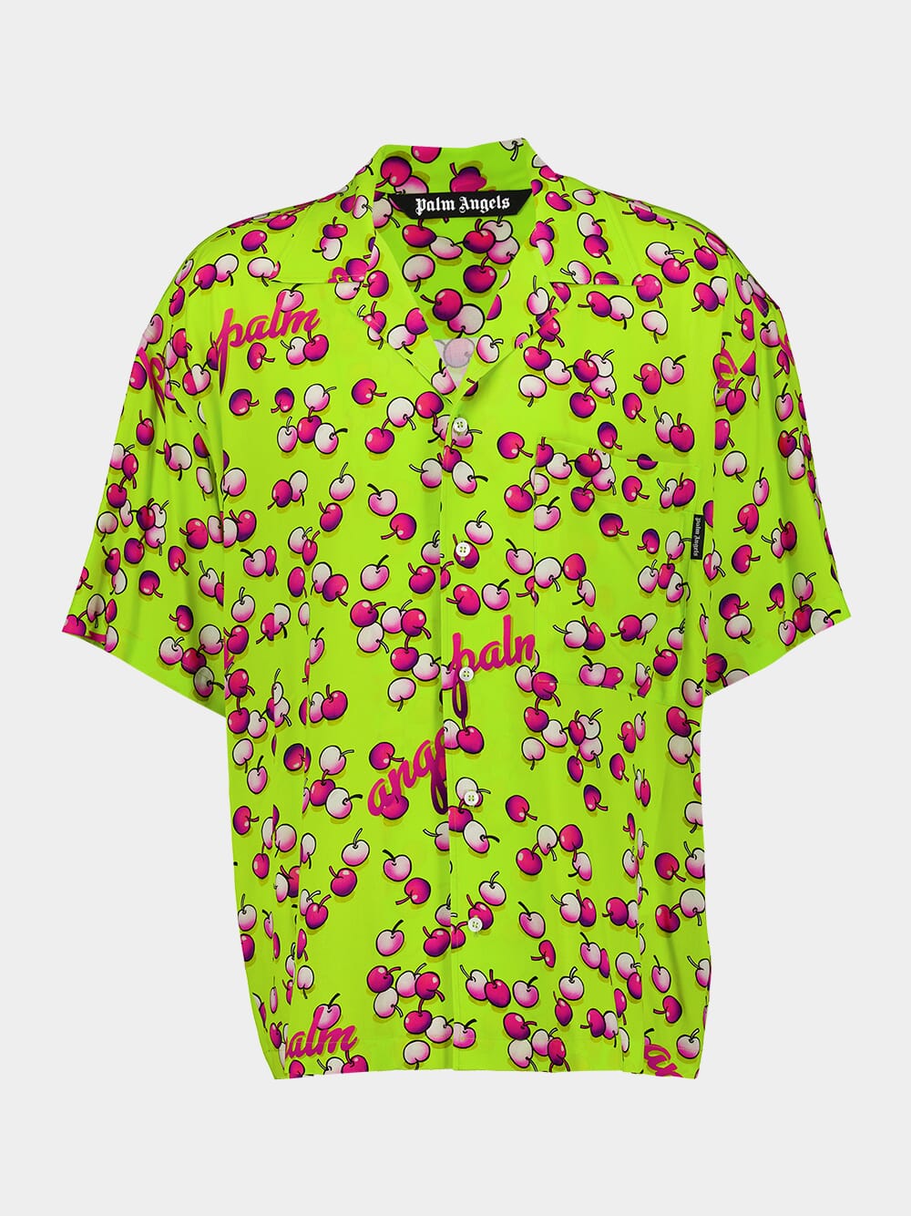 Lime Fuchsia Cherries Shirt