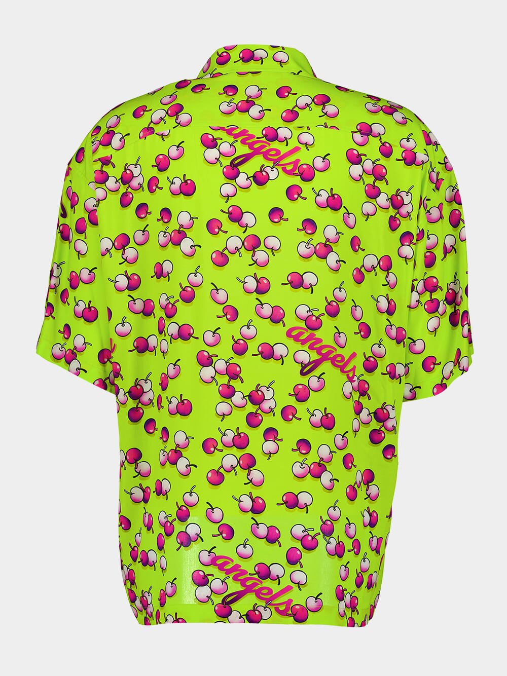 Lime Fuchsia Cherries Shirt