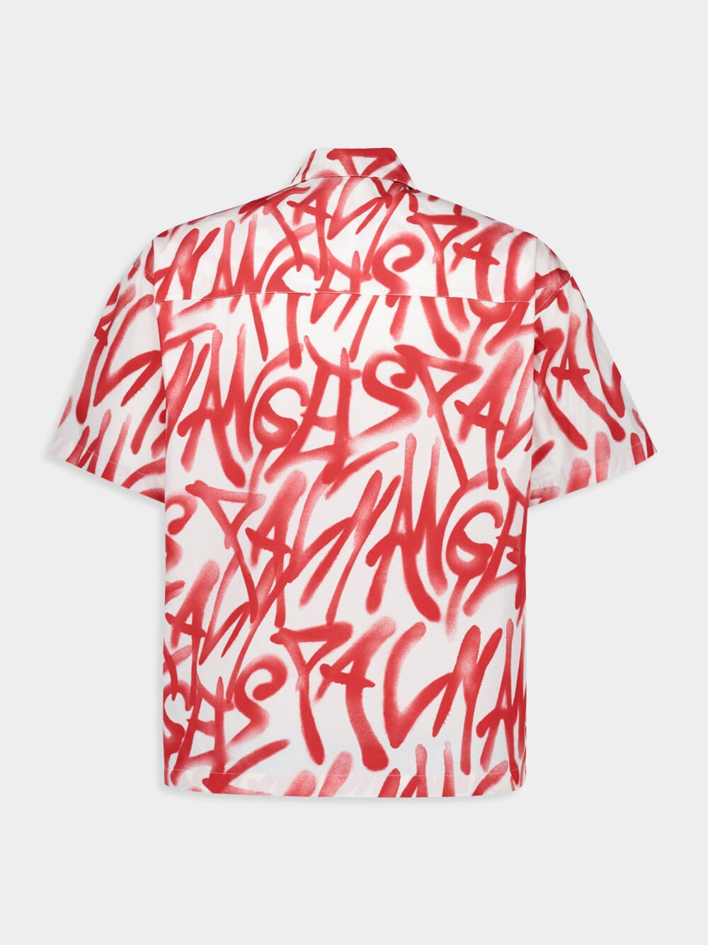 Red Graffiti Bowling Shirt