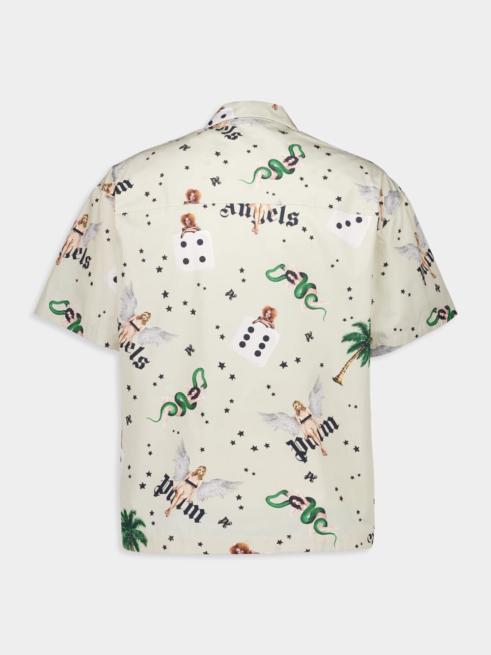 Ivory Pin-Up Bowling Shirt