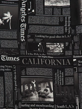 Palm Angels Black PA x LA Times News Short-Sleeve Shirt