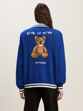 Palm Angels Blue Bear in Mind Cardigan