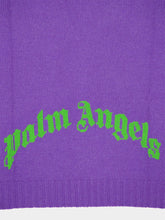 Palm Angels Purple Wool Crew Neck Sweater
