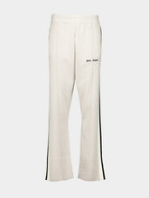 Palm Angels Beige Wool-Cashmere Track Pants Fashion Clinic