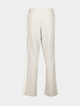 Palm Angels Beige Wool-Cashmere Track Pants