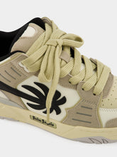 Palm Angels White and Medium Grey Venice Sneakers