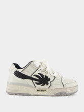Palm Angels White and Black Venice Worn-Out Sneakers