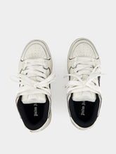 Palm Angels White and Black Venice Worn-Out Sneakers