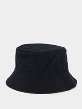 Palm Angels Black Gothic Logo Bucket Hat