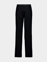 Miu Miu Black Tailored Straight-Leg Trousers