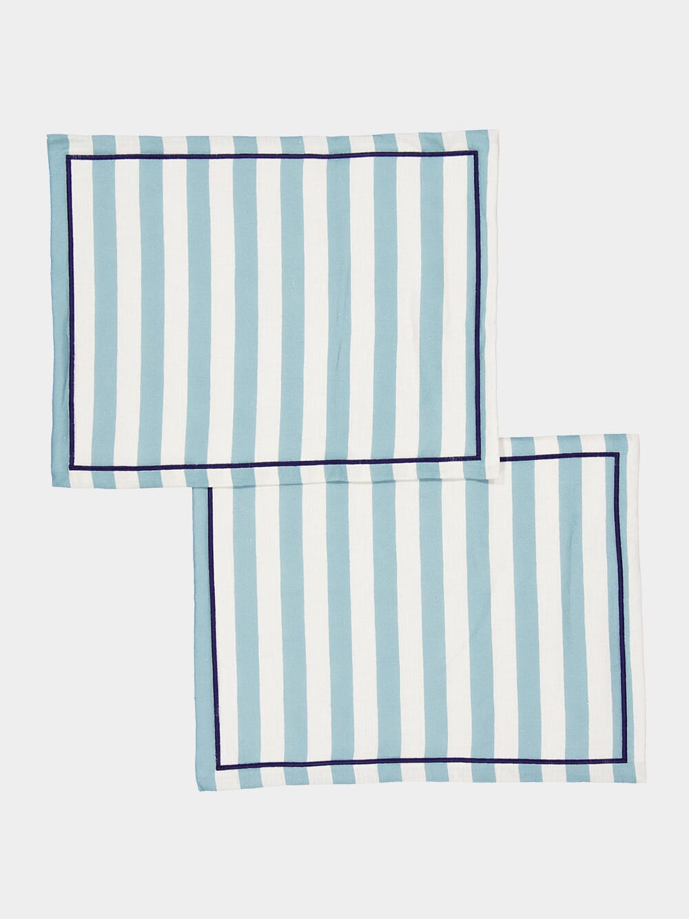 Set of 2 Riviera Sky Blue Placemats