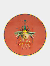 La DoubleJ Leafbug Round Wooden Placemat