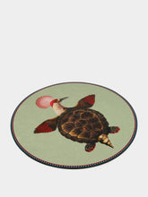 La DoubleJ Turtlair Round Wooden Placemat