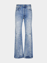 Palm Angels Paint-Splatter Straight Jeans