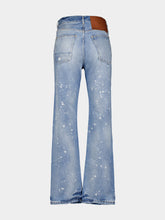 Palm Angels Paint-Splatter Straight Jeans