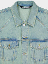 Palm Angels Overdyed Loose Denim Jacket
