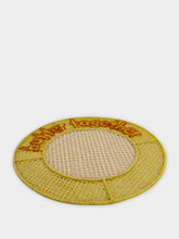 Coro Cora Yellow Iraca Palm Butter Together Placemat