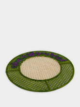 Coro Cora Green Iraca Palm Olive Is All You Need Placemat