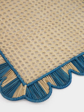 Coro Cora Sky Blue Iraca Palm Mercado Placemat