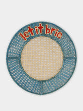 Coro Cora Sky Blue Iraca Palm Let It Brie Placemat