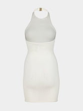 Hunza G White Crinkle Polly Mini Dress