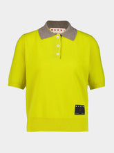 Marni Citronelle Cashmere Polo Shirt