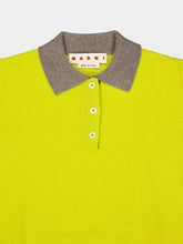Marni Citronelle Cashmere Polo Shirt