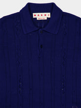 Marni Bluette Knit Cotton Polo Shirt