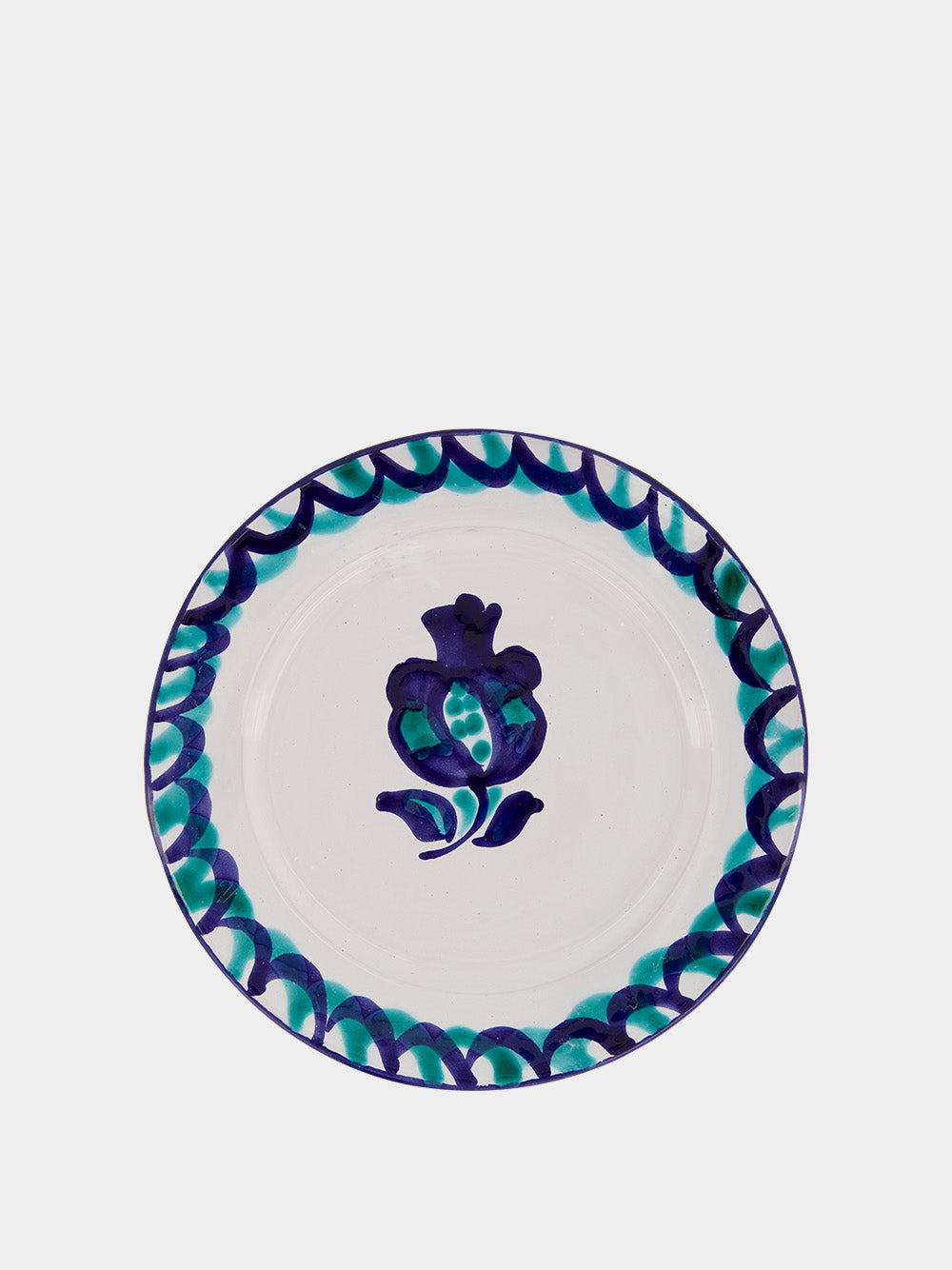 Hand Painted Dessert Plate