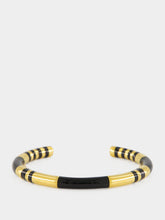 Aurélie Bidermann Black Positano Gold Bangle
