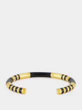 Aurélie Bidermann Black Positano Gold Bangle
