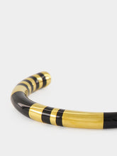 Aurélie Bidermann Black Positano Gold Bangle