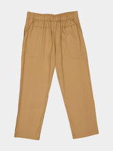 Spiritum Tulum Khaky Beige Palmeta Linen Long Formal Pants