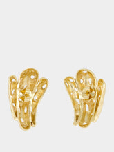 Paola Sighinolfi Gold Lis 18k Gold-Plated Textured Earrings