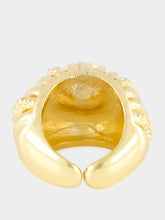 Paola Sighinolfi Reef Gold-Plated Ring with Black Onyx