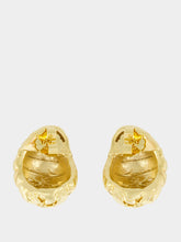 Paola Sighinolfi Juno 18k Gold-Plated Textured Earring
