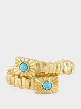 Paola Sighinolfi Kabala 18K Gold and Turquoise Bracelet